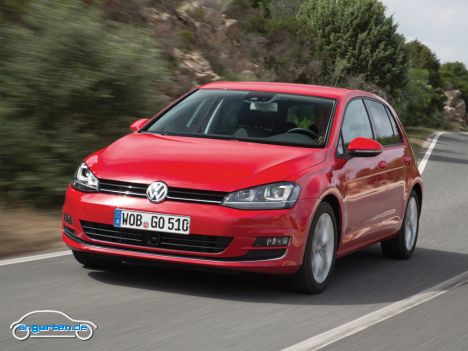 VW Golf VII - Farbe: Tornadorot Uni