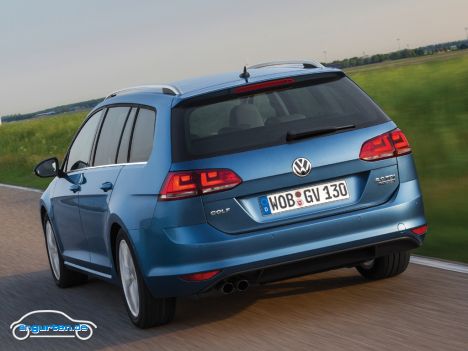 VW Golf VII Variant - Farbe: Pacific Blue Metallic