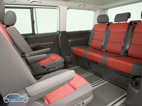 VW Multivan Comfortline, variabler Innenraum