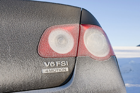 Das Signet für permanenten Allradantrieb bei VW: 4Motion gibt’s jetzt auch im Passat.