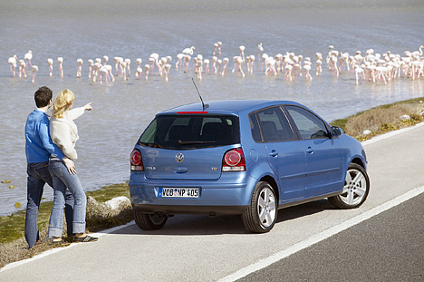 Heckansicht des VW Polo Modelljahr 2005