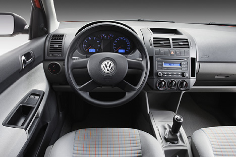 Das Cockpit des VW Polo