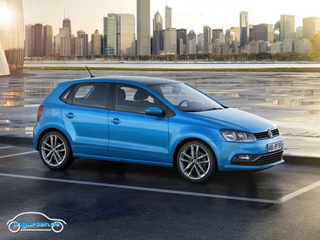 VW Polo V Facelift - Leichtmetallfelgen sind im neuen Modell bereits ab der Ausstattung Comfortline mit dabei.