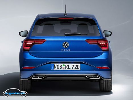 VW Polo VI Facelift 2021 - Heckansicht