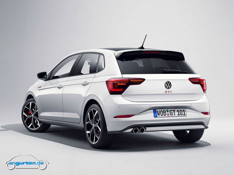 VW Polo VI GTI Facelift 2021 - Die Rückleuchten hingegen werden deutlich verändert und an das aktuelle Markendesign angepasst.