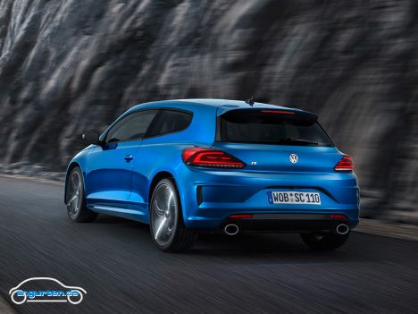 VW Scirocco R 2014 - Die Konturen sind noch einmal deutlich geschärft gegenüber den Vorgänger