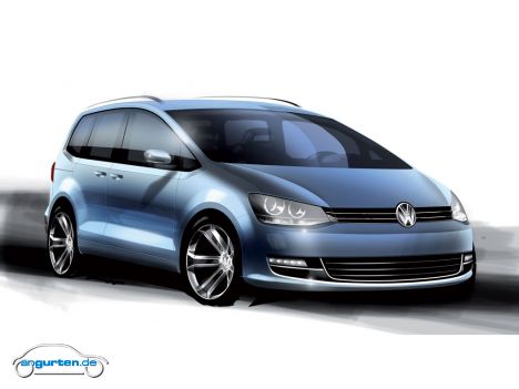 VW Sharan - Designskizze