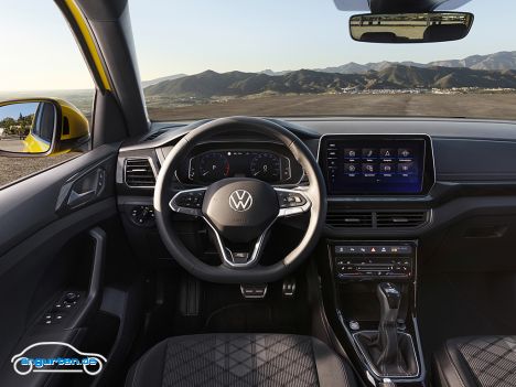 Innen hingegen gibt es aber neues Infotainment ab Facelift des T-Cross.