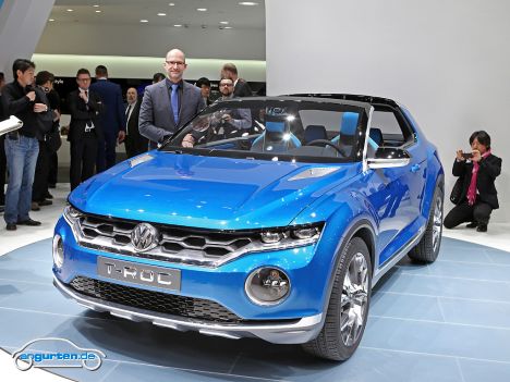 VW T-ROC - Mit dem T-ROC zeigt VW die Möglichkeiten eines SUV unterhalb des immer noch recht großen Tiguan.