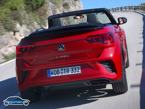 T-Roc Cabrio Facelift 2022 - Heckansicht