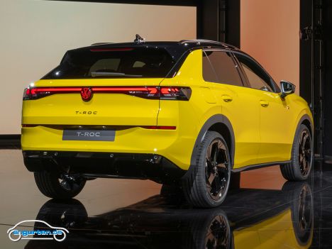 VW T-Roc II (2025) - Das Heck war so in etwa erwartbar, aber es ist auch sehr nach an der ID-Reihe.