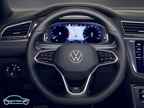 VW Tiguan II Facelift 2021 - Lenkrad mit digitalem Tacho