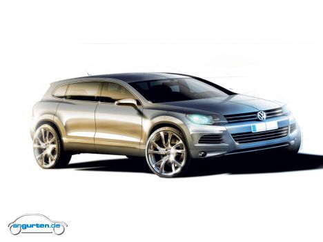 VW Touareg - Designskizze