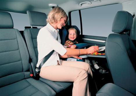 Das Cockpit des VW Touran