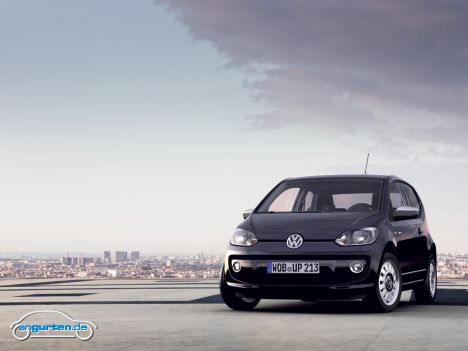 VW up! - Basismotorisierung ist ein Dreizylinder-Benzinmotor mit 44kW / 60 PS.