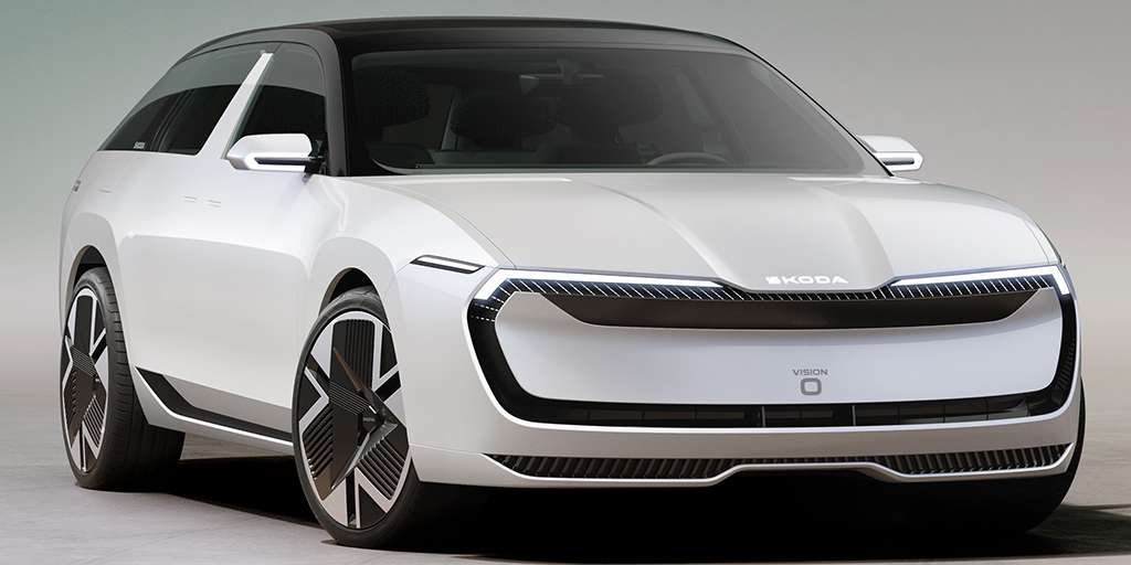Ausblick auf künftigen Octavia: Skoda Vision O - © Bild: Skoda