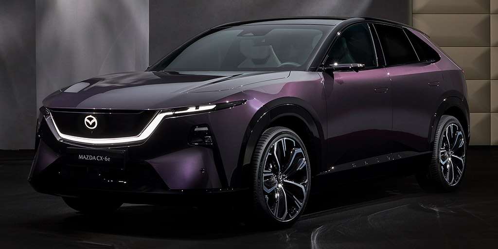 Neuer Mazda CX-6e - elektrisch. - © Bild: Mazda