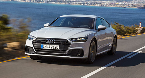 audi a7 sportback abmessungen technische daten lange breite hohe gepackraumvolumen