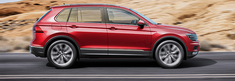 VW Tiguan II - Abmessungen & Technische Daten - Länge ...