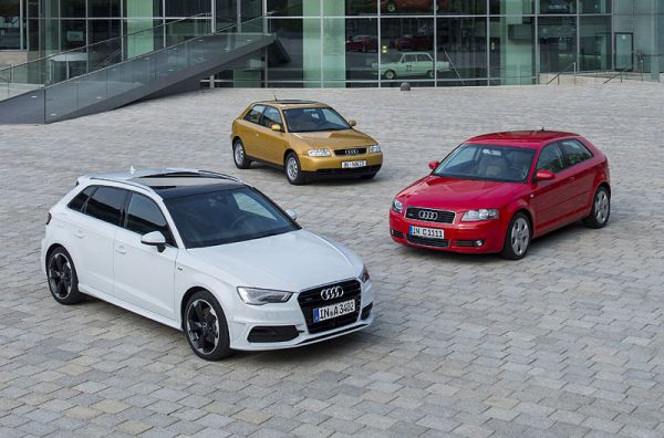Drei Millionen Audi A3 seit 1996. Audi feiert Jubiläum. Bild: Audi