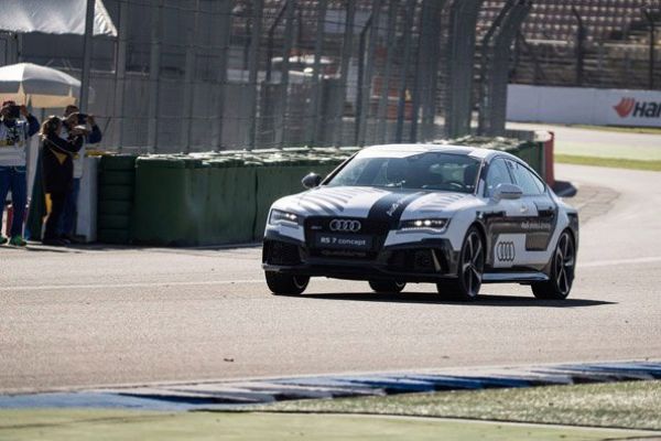 Autonomes Fahren: Im Renntempo um den Hockenheimring. Bild: Audi