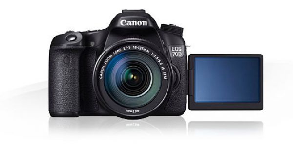 Die EOS 70D von Canon beerbt die 60D. Besonders hervorzuheben: Neues Autofokus System. Bild: Canon