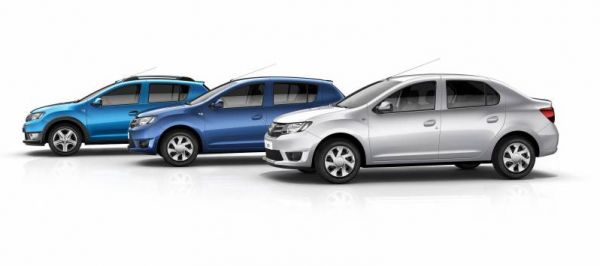 Neuheiten-Flut: Dacia präsentiert direkt drei Modelle in Paris: Den Dacia Sandero, Sandero Stepway und den neuen Logan. Bild: Dacia