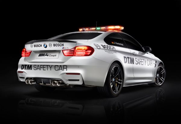 In der Saison 2014 kommt bei der DTM ein BMW M4 Coupe als Safety Car zum Einsatz. Bild: BMW