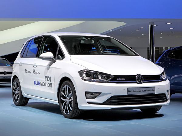 Der Golf Sportsvan jetzt auch als Sparversion. Bild: VW