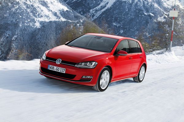 Ab sofort gibt es den VW Golf VII auch als 4Motion Ausführung mit Allradantrieb. Bild: VW