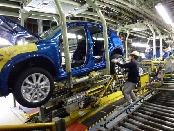 Es war zu erwarten: Mehr Produktion durch hohe Nachfrage beim Mazda CX-5. Bild: Mazda