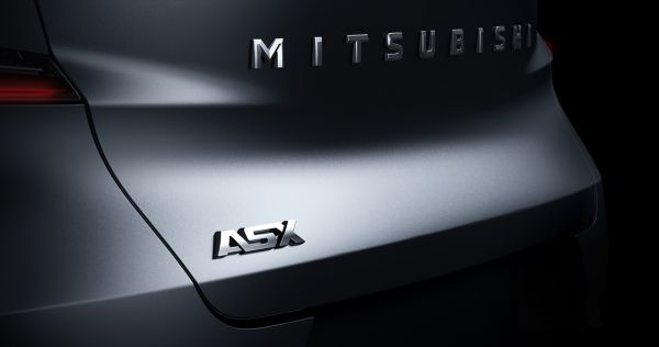 Das erste offizielle Foto des neuen ASX von Mitsubishi. Bild: Mitsubishi Motors
