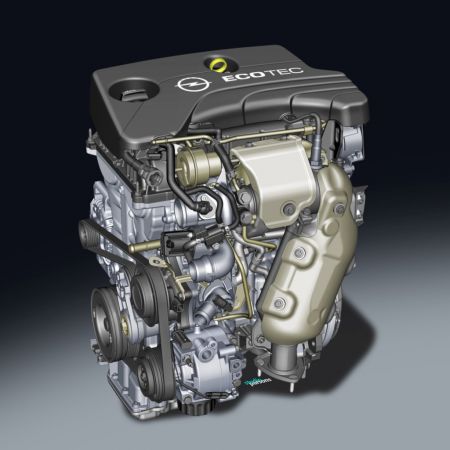 Der Opel 1.0 SIDI Turbo Dreizylinder kommt nächstes Jahr als erstes im Opel ADAM. Bild: Opel