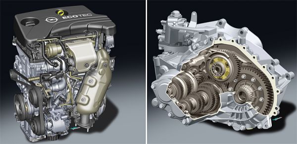 Neuer Dreizylinder DI Turbo und neues Getriebe für den Adam. Bild: Opel