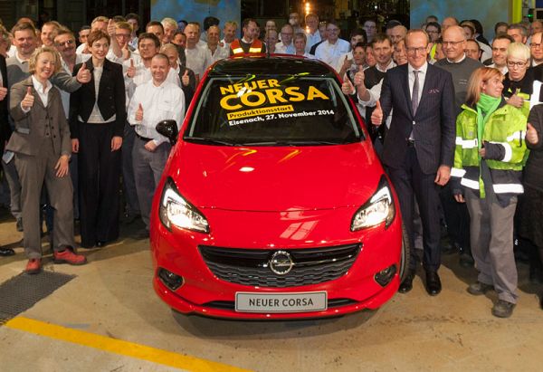 Der neue Opel Corsa geht in Eisenach an den Start. Bild: Opel