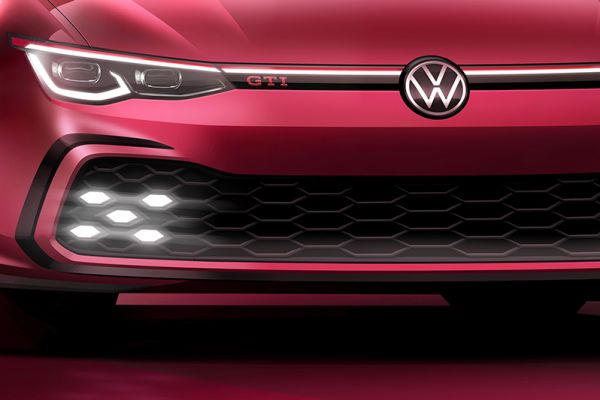 Vorstellung in Genf: Der neue 8er Golf als GTI. Bild: VW