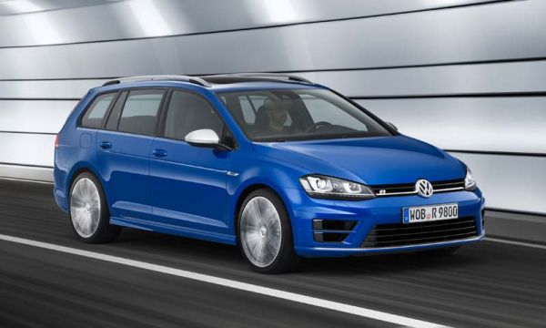 Jetzt auch als Kombi: Golf VII R Variant mit 300 PS und Allrad. Bild: VW