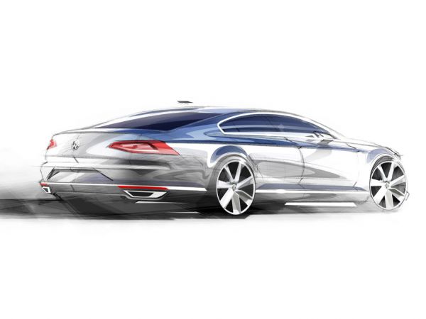 Der VW Passat VIII wird im Oktober in Paris vorgestellt. Bild: VW