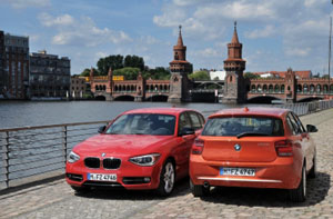 Der neue BMW 1er kommt im Herbst. Länger, breiter und komfortabler ist er geworden. Bild: BMW