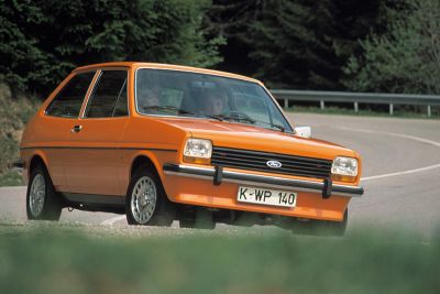 7 Millionen Ford Fiesta aus Köln seit Produktionsstart 1976. Herzlichen Glückwunsch. Bild: Ford