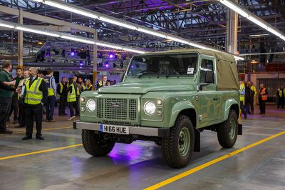 Aus für den Land Rover: Nach 68 Jahren ist Schluss mit der Serienfertigung im britischen Werk Solihull