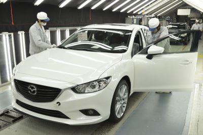 3 Millionen Mal produziert: Der Mazda6 läuft gut seit dem Marktstart im Frühjahr 2002. Bild: Mazda