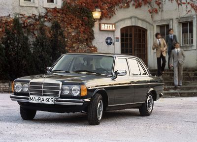 Die Baureihe 123 von MErcedes-Benz wurde von 1976 bis 1986 gebaut. Bild: Daimler AG
