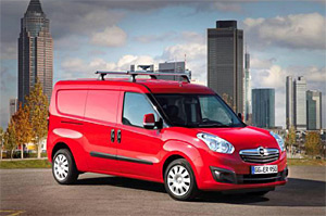 Die Kastenwagen-Version des Opel Combo wird auf der Transport CH vorgestellt. Bild: Opel