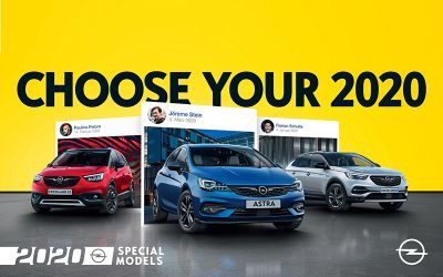 Opel bringt zum Jahresstart die Sondermodelle Opel 2020. Bild: Opel