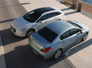 Zum Modelljahr 2012 wird der Peugeot 508 aufgewertet. Bild: Peugeot