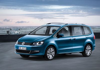 Der neue Sharan (Facelift) wird zum ersten Mal im März in Genf öffentlich präsentiert. Bild: VW