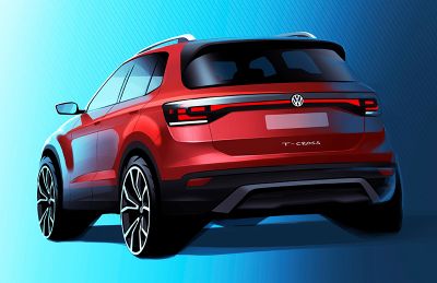 Unter den T-Roc passt für VW noch ein SUV: Der T-Cross wird im Herbst offiziell vorgestellt. Bild: VW